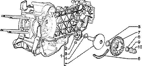 Toutes les pièces pour le Demi-poulie Motrice du Piaggio Skipper 125 4T 2000