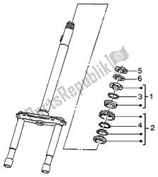 Steering bearing ball tracks