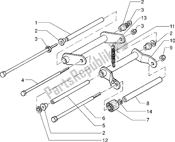 Todas las partes para Tanque De Aceite de Piaggio Skipperr 150 1996