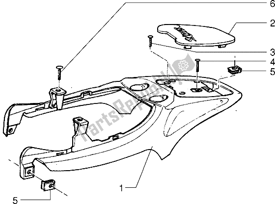 Tutte le parti per il Vettore del Piaggio Skipper 125 1998