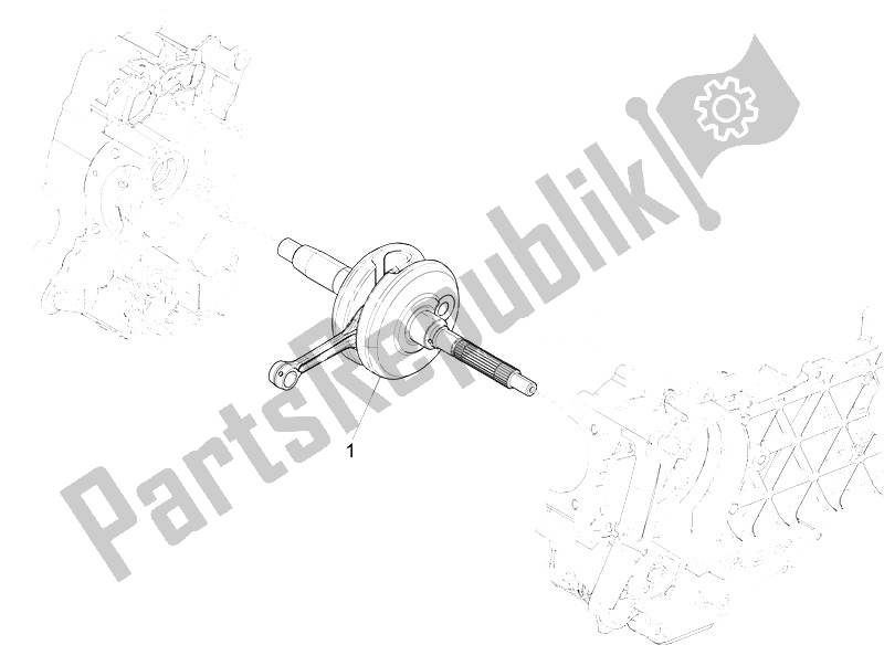 Todas las partes para Cigüeñal de Piaggio Medley 150 4T IE ABS EU 2016