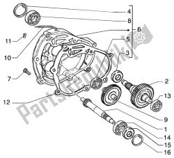 Rear wheel shaft