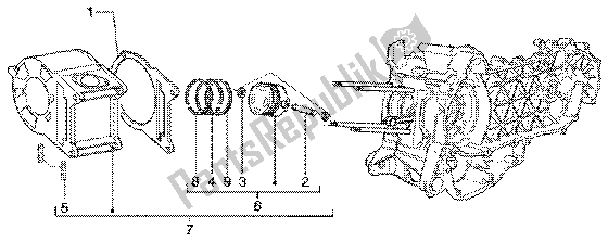 Toutes les pièces pour le Axe De Cylindre-piston-poignet, Assy du Piaggio Super Hexagon GTX 125 2003