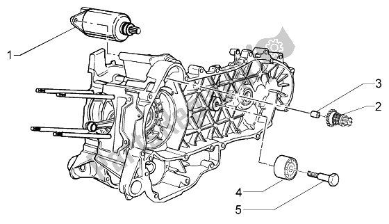 Toutes les pièces pour le Poulie De Démarreur-amortisseur électrique du Piaggio X9 200 Evolution 2004