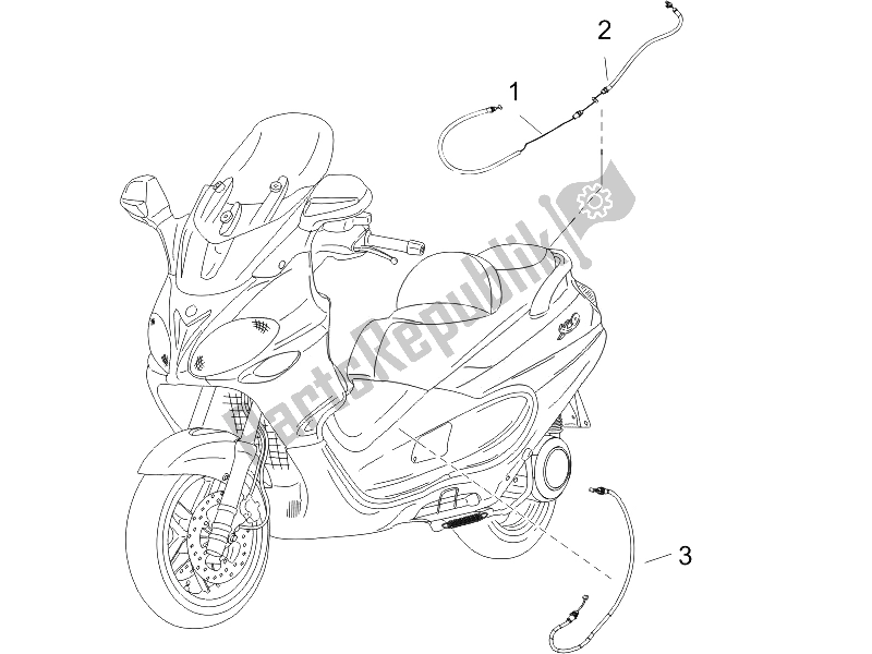 Toutes les pièces pour le Transmissions du Piaggio X9 250 Evolution 2006