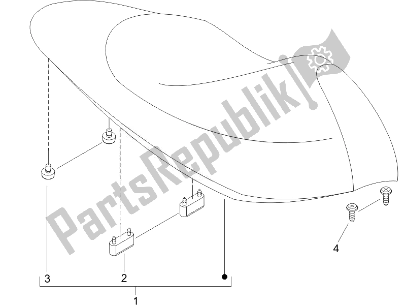 Toutes les pièces pour le Selle / Sièges du Piaggio NRG Power DT 50 2007