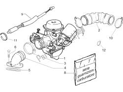 Carburettor, assembly - Union pipe