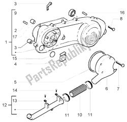 Ttansmission cover - belt cooling tube