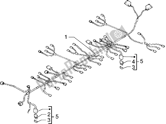 Toutes les pièces pour le Faisceau De Câbles du Piaggio X9 250 2006