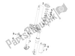 Fork/steering tube - Steering bearing unit