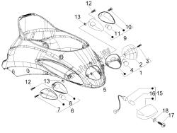 faros traseros - luces intermitentes