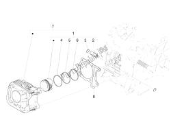 unité cylindre-piston-axe de poignet