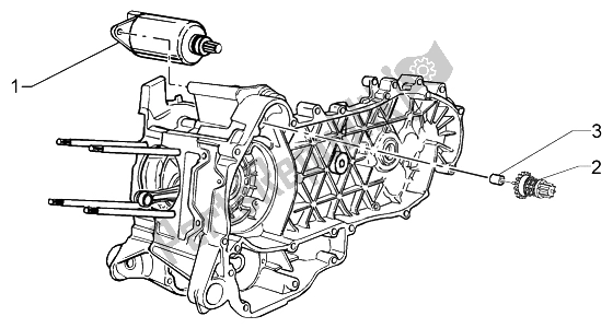 Toutes les pièces pour le Démarreur électrique du Piaggio X9 125 Evolution 2006