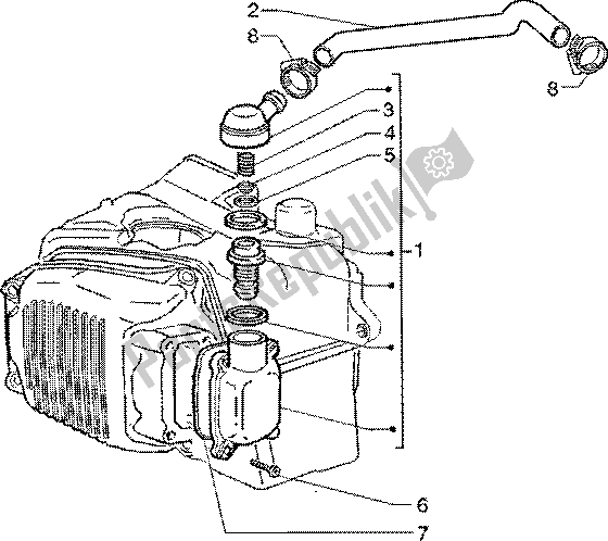 Toutes les pièces pour le Soupape De Vidange D'huile du Piaggio Liberty 150 Leader 1998