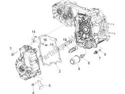 Flywheel magneto cover - Oil filter