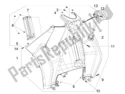 Front glove-box - Knee-guard panel