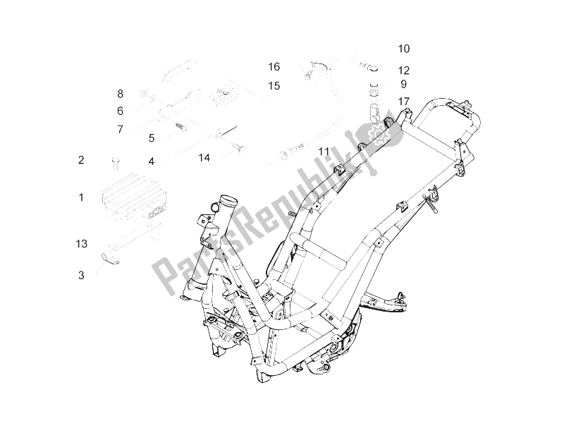 All parts for the Voltage Regulators - Electronic Control Units (ecu) - H. T. Coil of the Piaggio Beverly 300 IE Tourer E3 2009