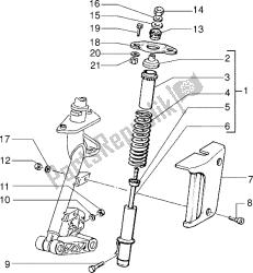 Front shock absorber cover