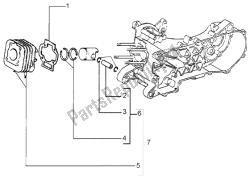 cylindre - piston - axe de poignet, assy