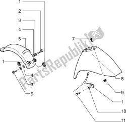 Front and rear mudguard