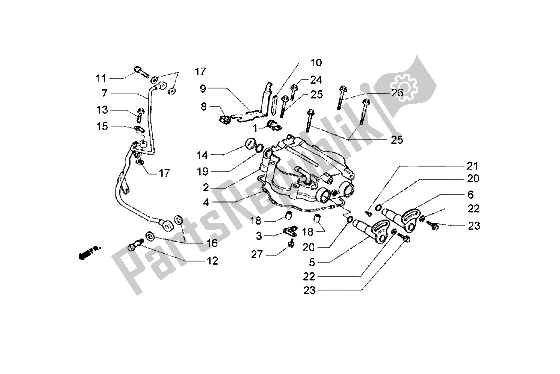 Tutte le parti per il Coperchio Della Testata del Piaggio Hexagon GT 250 1998