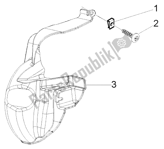 Toutes les pièces pour le Boîte De Refroidissement De Ceinture du Piaggio Beverly 125 RST 2004