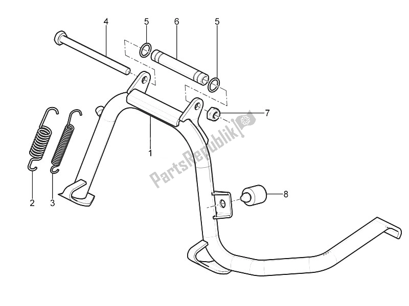 Todas las partes para Soporte / S de Piaggio MP3 300 Yourban ERL 2011