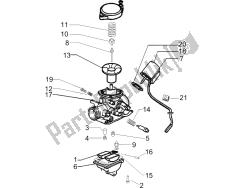 componenti del carburatore