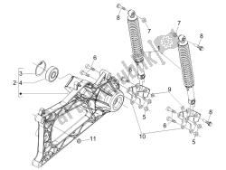 sospensione posteriore - ammortizzatore / i