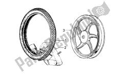 Alloy rear wheel