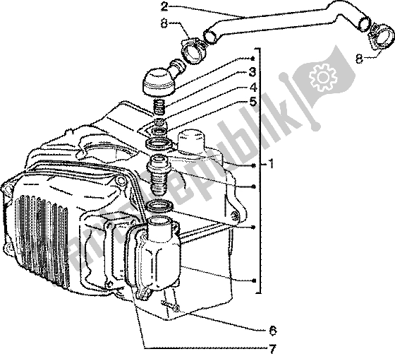 Toutes les pièces pour le Soupape De Vidange D'huile du Piaggio ZIP 125 4T 2000