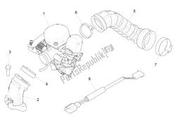 Carburettor, assembly - Union pipe