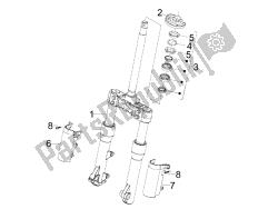 Fork/steering tube - Steering bearing unit