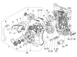 Flywheel magneto cover - Oil filter