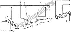 Belt cooling tube-intake tube