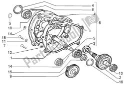 Rear wheel shaft