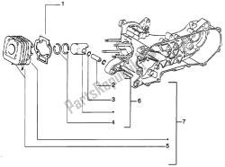 axe de cylindre-piston-poignet, assy