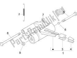 Swinging arm