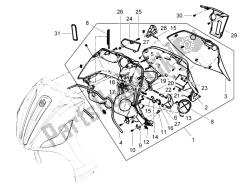 Front glove-box - Knee-guard panel