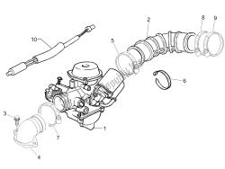 carburatore, gruppo - raccordo