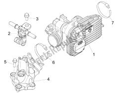 corps de papillon - injecteur - tuyau union