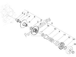 Driven pulley