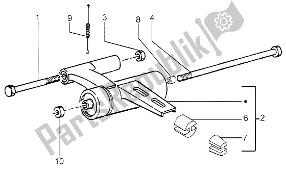 Tutte le parti per il Braccio Oscillante del Piaggio Liberty 50 4T RST 2003