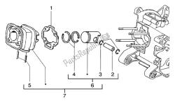 axe de cylindre-piston-poignet, assy