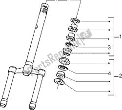 Steering bearing ball tracks