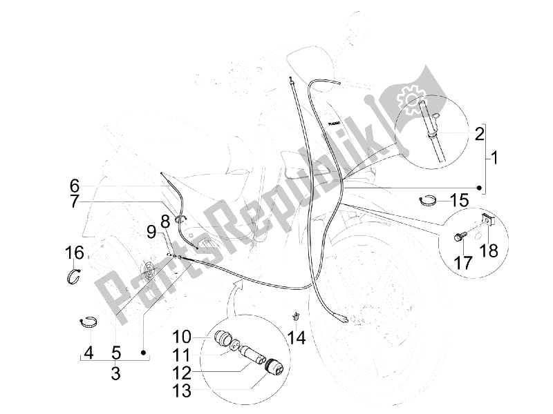 Toutes les pièces pour le Transmissions du Piaggio Liberty 50 2T 2008