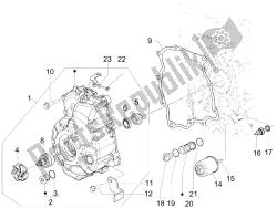 Flywheel magneto cover - Oil filter