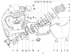 Front glove-box - Knee-guard panel