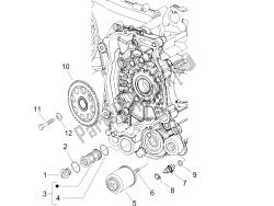 Flywheel magneto cover - Oil filter