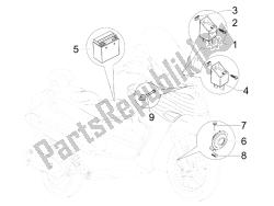 interruptores de control remoto - batería - bocina